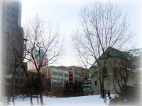 Corner of Berri and Dorchester Boulevard, Montreal