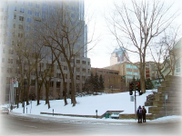 Corner of Berri and Dorchester Boulevard, Montreal